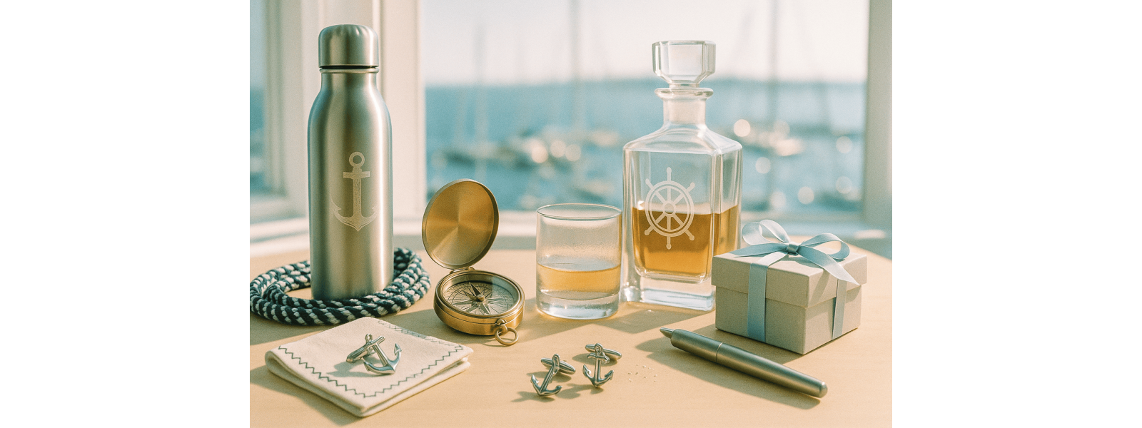 Firmagaver med maritimt tema: id�er, personalisering og gravering