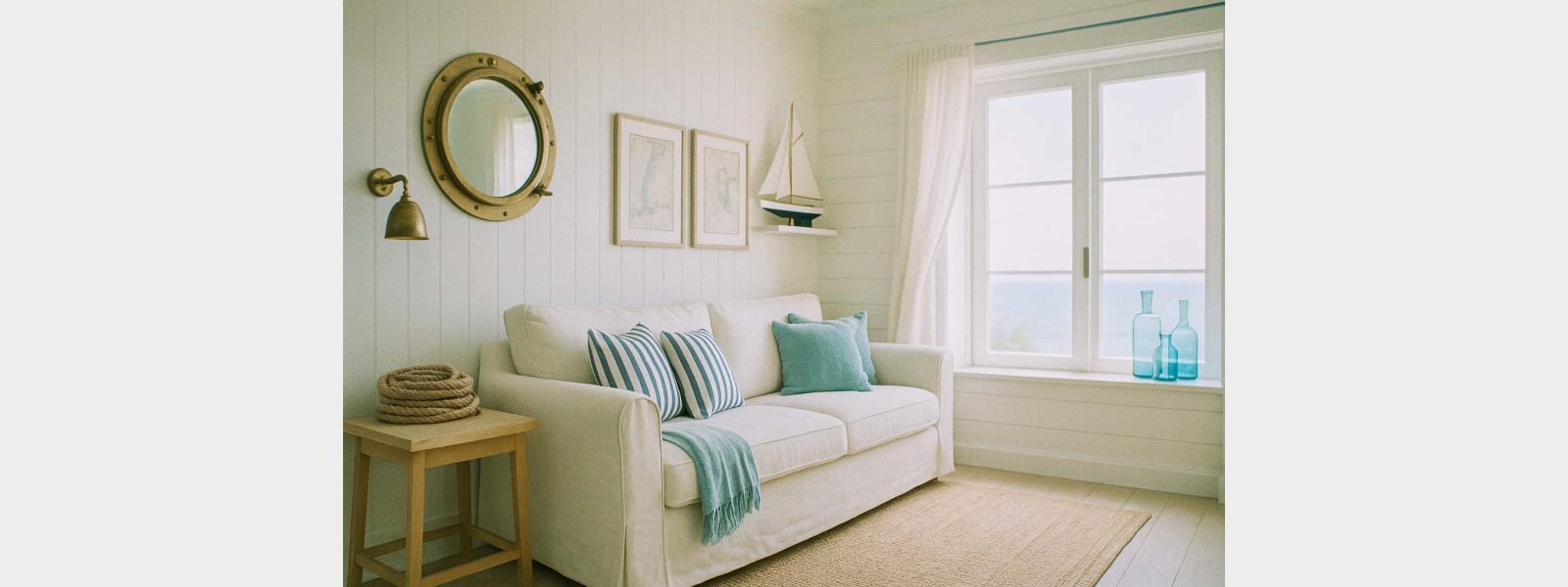 Hvad er maritim indretning? Den komplette guide til nautisk stil i hjemmet