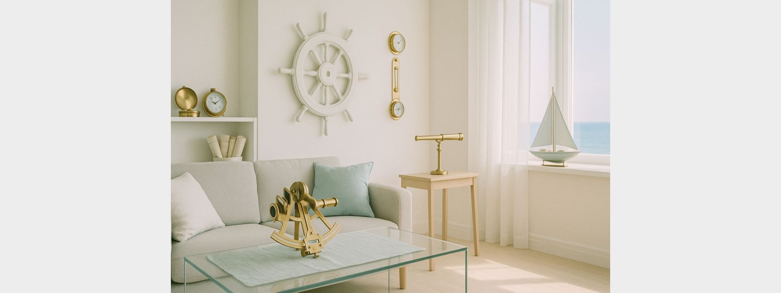 Nautiske instrumenter som boligdekoration: Typer, historie og anvendelser