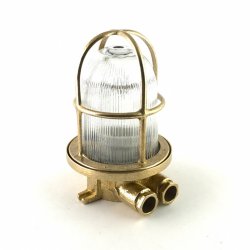 RUFLAMPE loft-19 cm-IP64 Messing