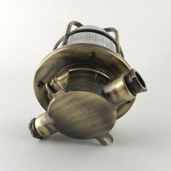 RUFLAMPE loft -19 cm-IP64 Messing