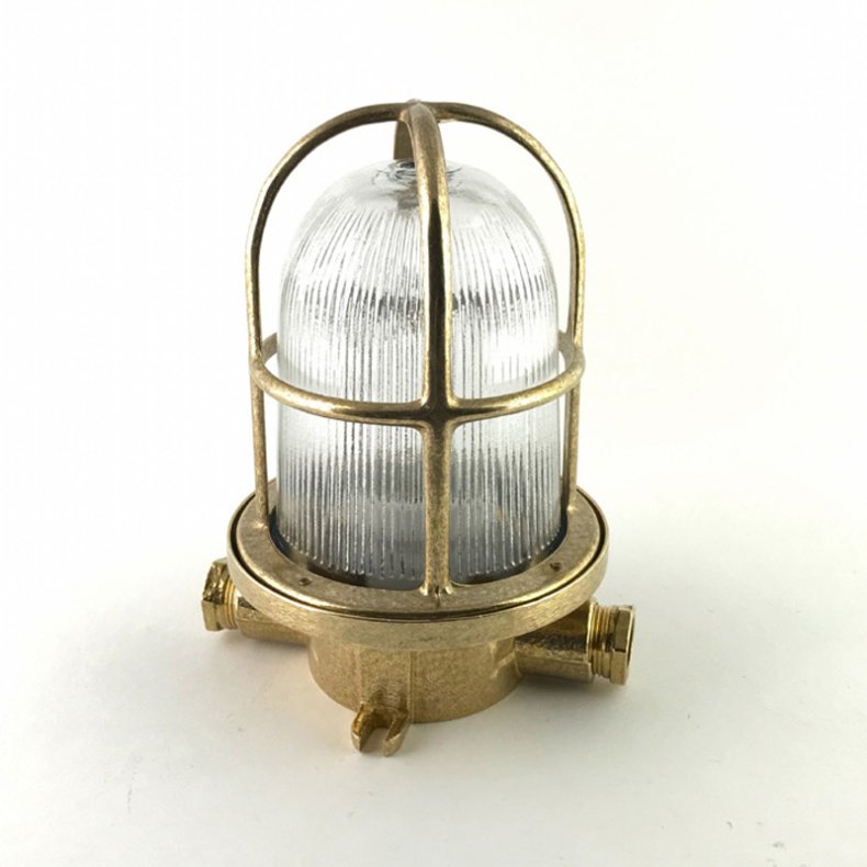 RUFLAMPE loft -19 cm-IP64 Messing