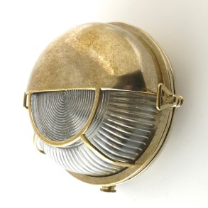 SKOTLAMPE rund-17,5 cm-IP64 Messing