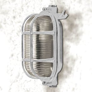 SKOTLAMPE oval-22 cm-IP64 Messing 