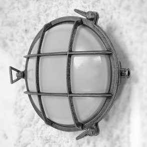 SKOTLAMPE rund-24 cm-IP64 Messing