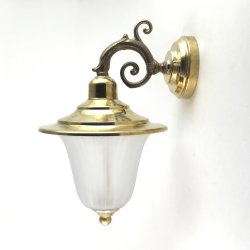 KAHYTLAMPE -Dolphin- 32 cm-IP43 Messing