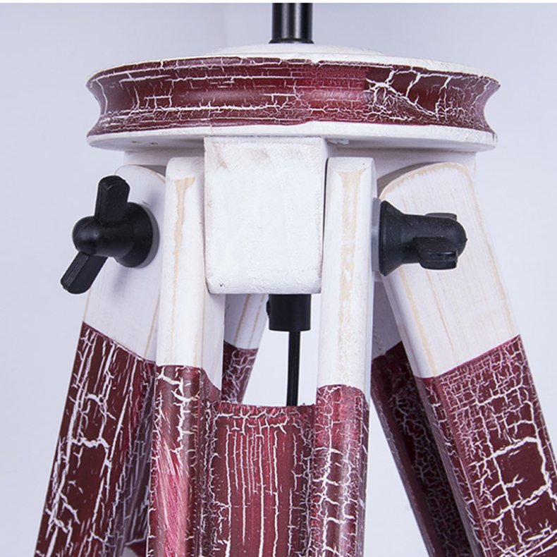 Tripod lamp antique - table/floor lamp H 80 cm