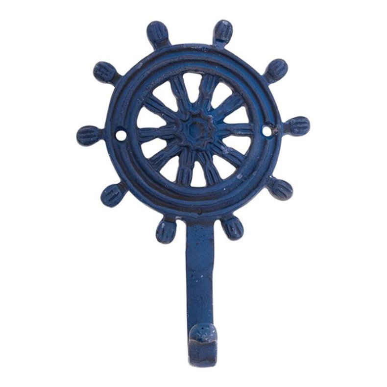 Haken - Schiffssteuerrad blau 14 cm 