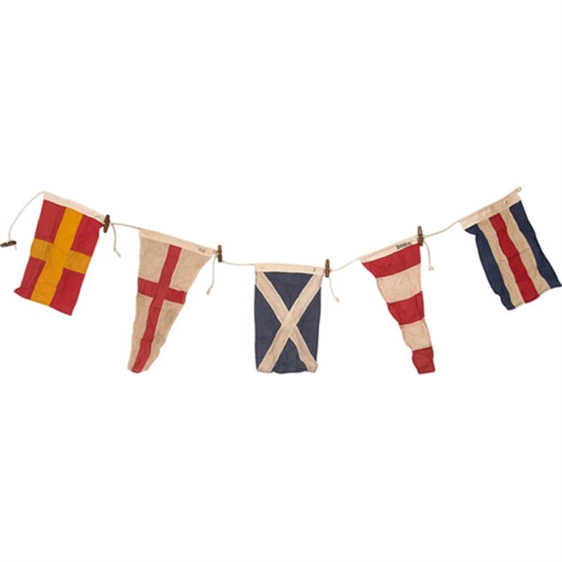 Flag garland - 5 flags