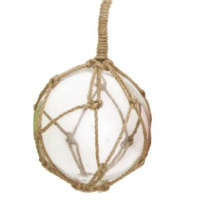 Glass float - Clear -  12.5 cm 