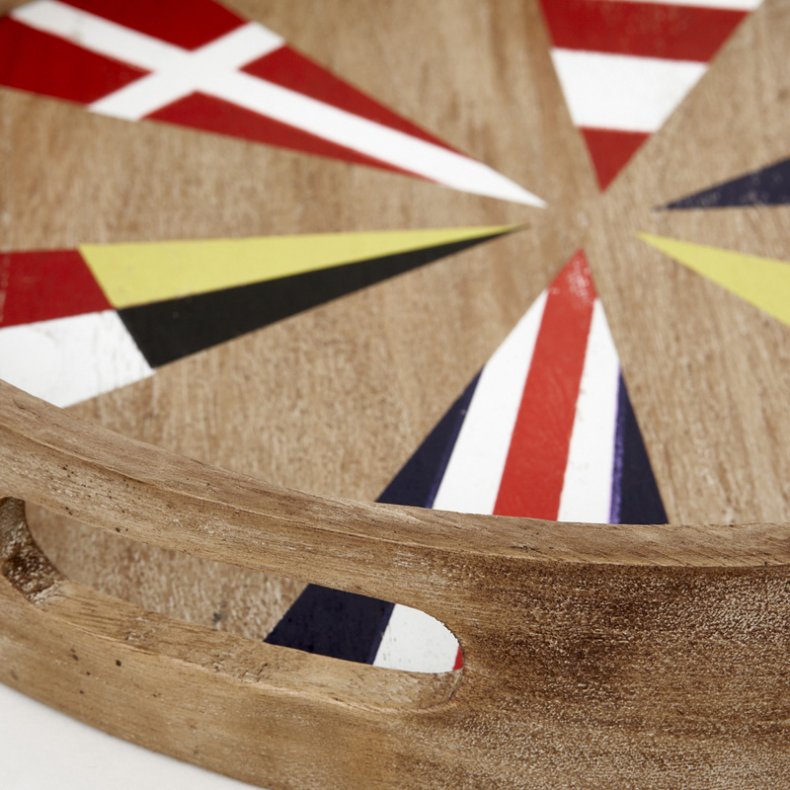 Serving tray - signal flag - 38 cm 