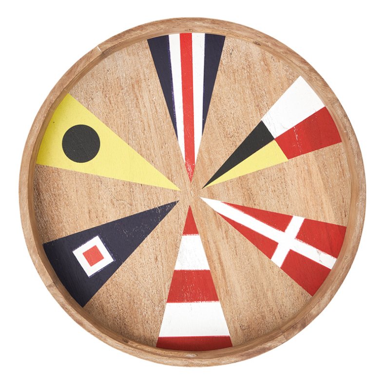 Serving tray - signal flag - 38 cm 