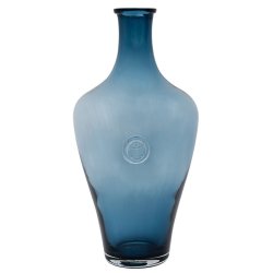 BOTTLE - Glass Bottle - Blue H 40 cm