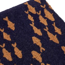 DRMTTE- bl med Fisk 40x70 cm