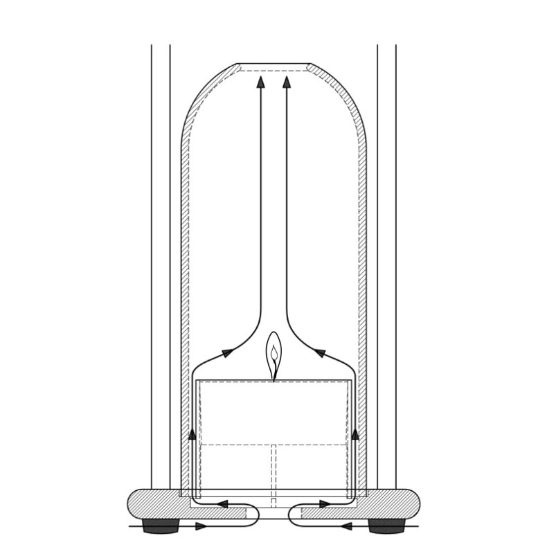 FYRSKIB - T-light - H 23,4 