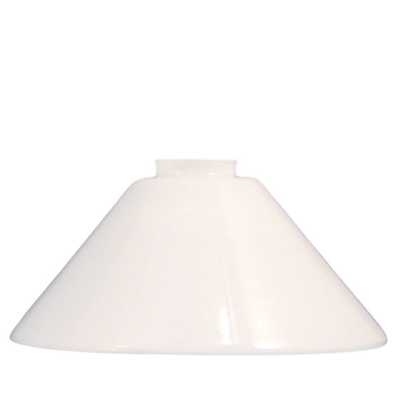 Cobbler's umbrella shade - 25 cm � x H 12 cm - White