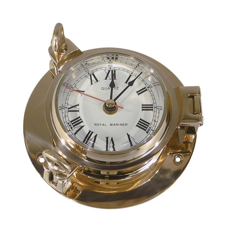 Royal Mariner 1504U - Ship's Clock - Porthole model - Small ...