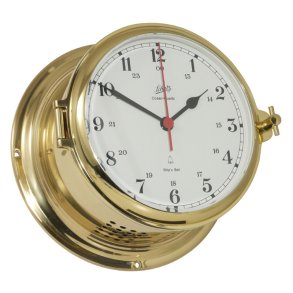 Schatz Royal 480CSA - Ship's clock with glass strike and Arabic numerals