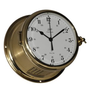 Schatz Royal 481CSA - Ship's clock with glass strike and Arabic numerals