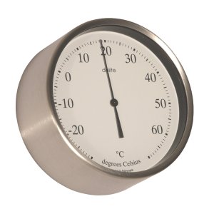Clausen - Termometer - Stl med vit urtavla