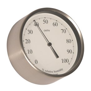 Clausen - Hygrometer - Stl med vit skiva