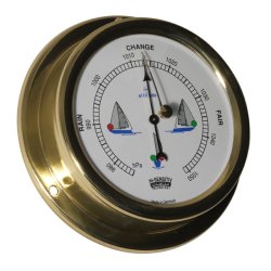 Altitude Thermometer Hygrometer 8858TH Ø 127mm Edelstahl OVP 2024