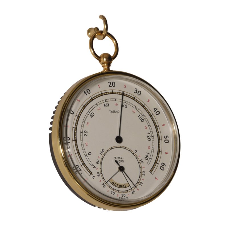 Barostar 082TH - Termo-/Hygrometer - Mssing med vit tavla