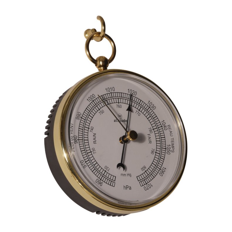 Barostar 085B - Barometer - Mssing med vit tavla