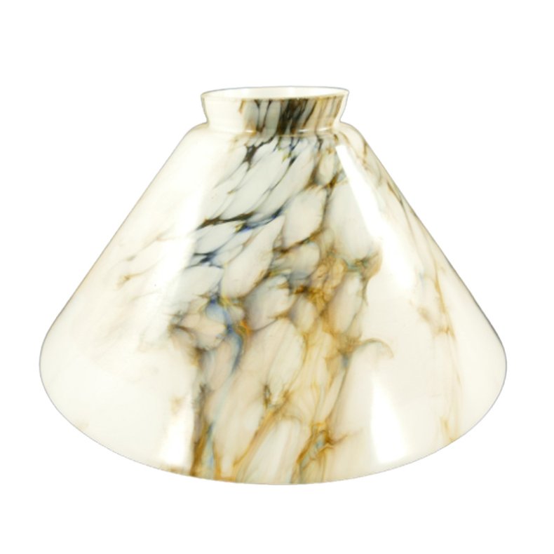 Cobbler's umbrella shade - 20 cm  x H 6 cm - marbled