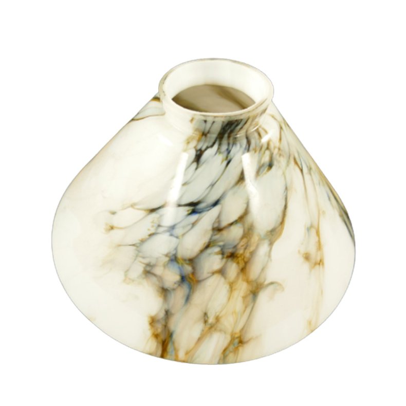 Cobbler's umbrella shade - 20 cm  x H 6 cm - marbled