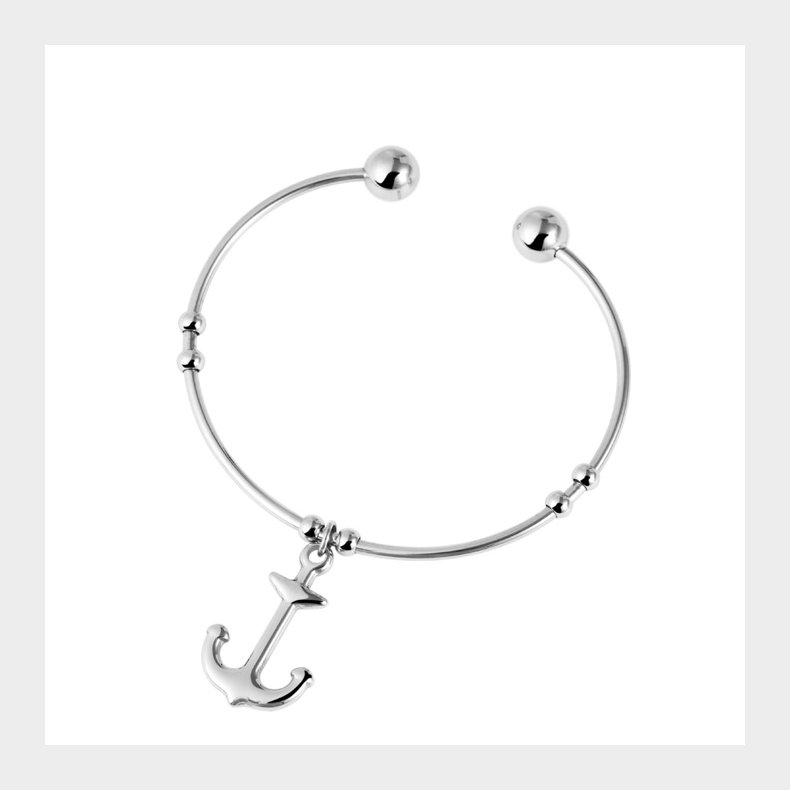 Armbnd - slv med anker
