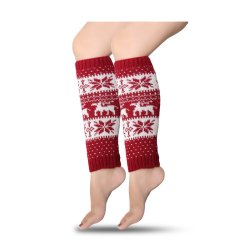 Leg warmers - Norwegian pattern - one size - chose colour