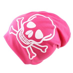 Beanie M�tze Kid -Pirat 4-12 Jahre - Pink