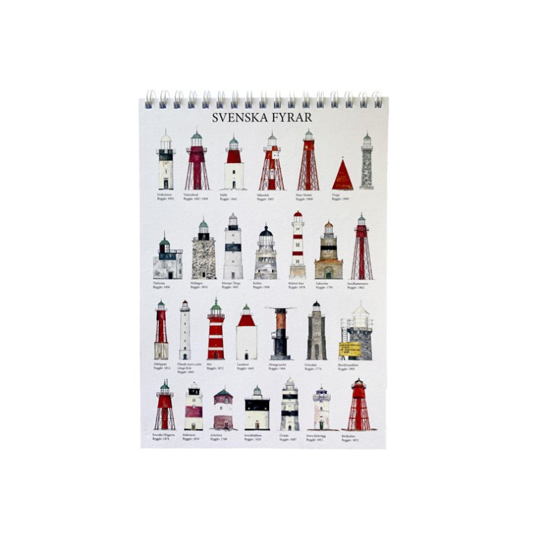 Skisseblokk - Fyrt�rn - A5