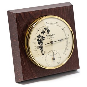 Life 1225HT-22-Wine Hair hygrometer with thermometer - 140 mm