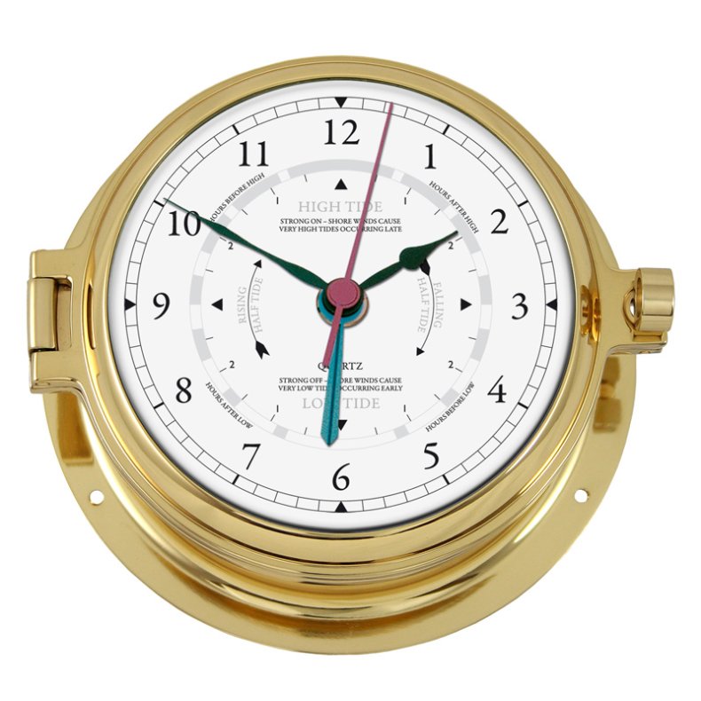 Nautic 1605GU-45-Skibsur med tidevandsindikator-Engelsk 