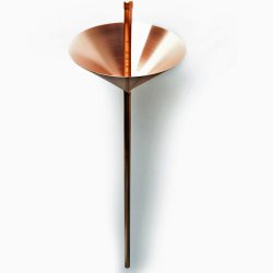 Copper rain gauge