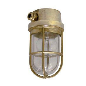 RUFLAMPE loft-19 cm-IP44 Messing