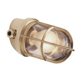 RUFLAMPE vg-19 cm-IP44 Messing