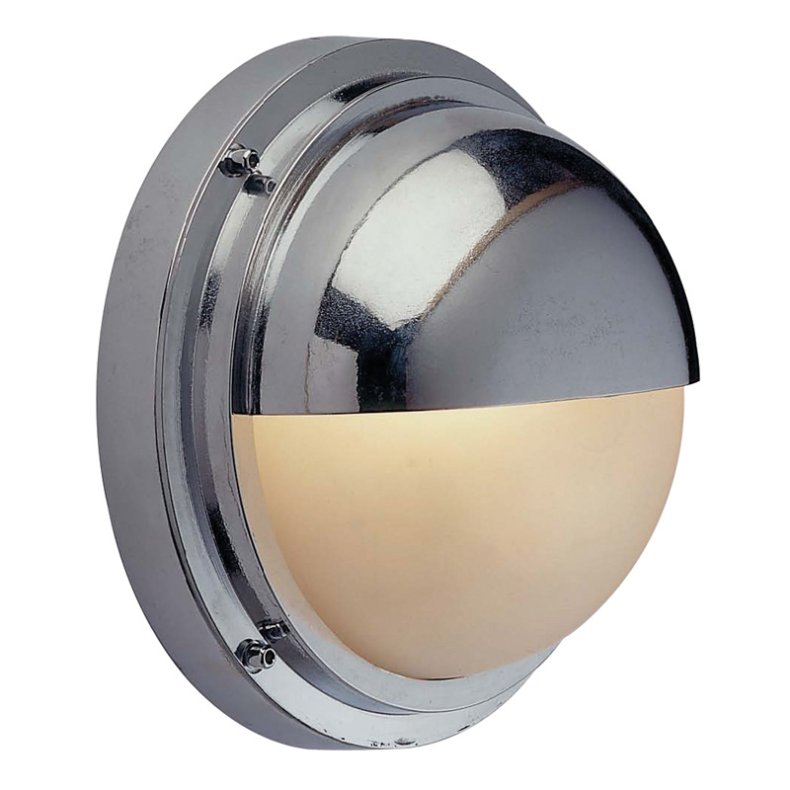 SCHIFFSLAMPE  2225 - 24 cm - IP54 Messing verchromt
