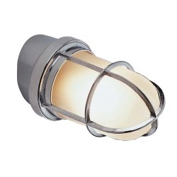 RUFLAMPE vg-19 cm-IP44 Forkromet messing