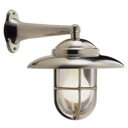 DKSLAMPE 2060-23,5 cm-IP43 Forkromet messing