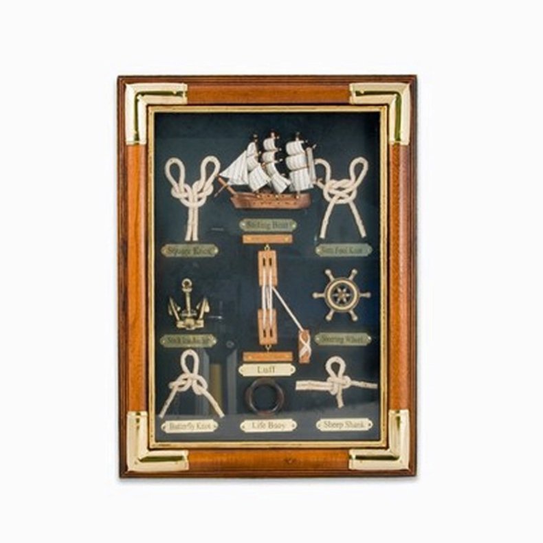 Knotentafel - 40 x 30 cm