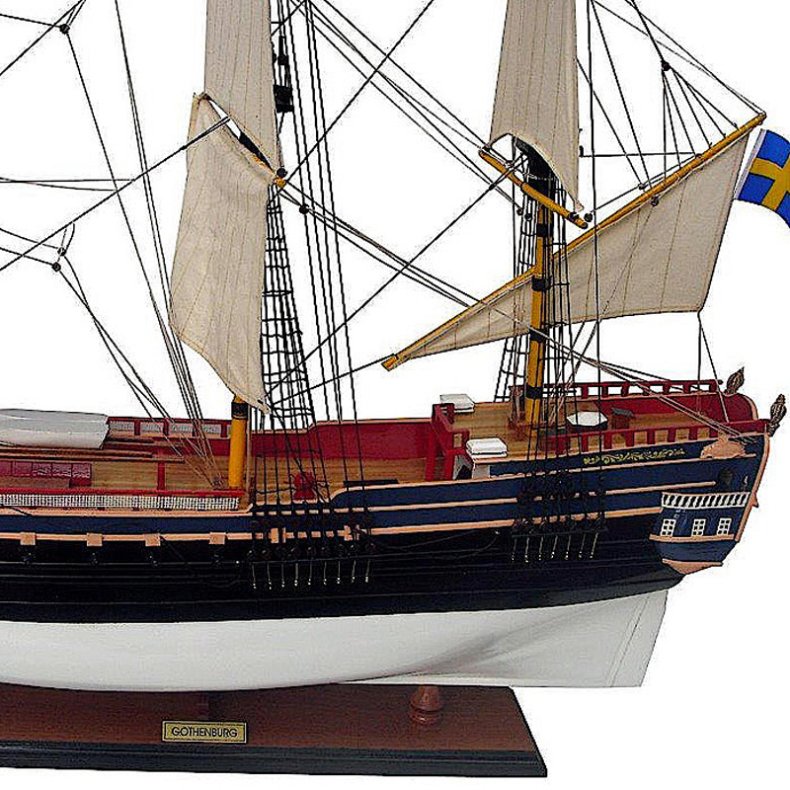 Gteborg Die Gefahren Ostindiens - L 80 x B 18 x H 76 cm