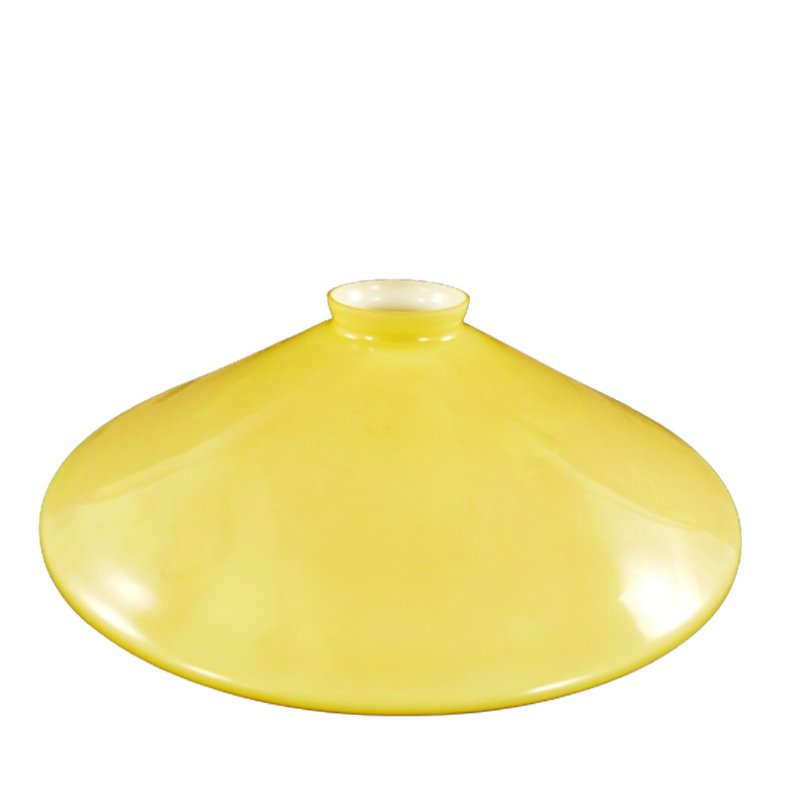 Cobbler's umbrella shade - 25 cm  x H 6 cm - yellow