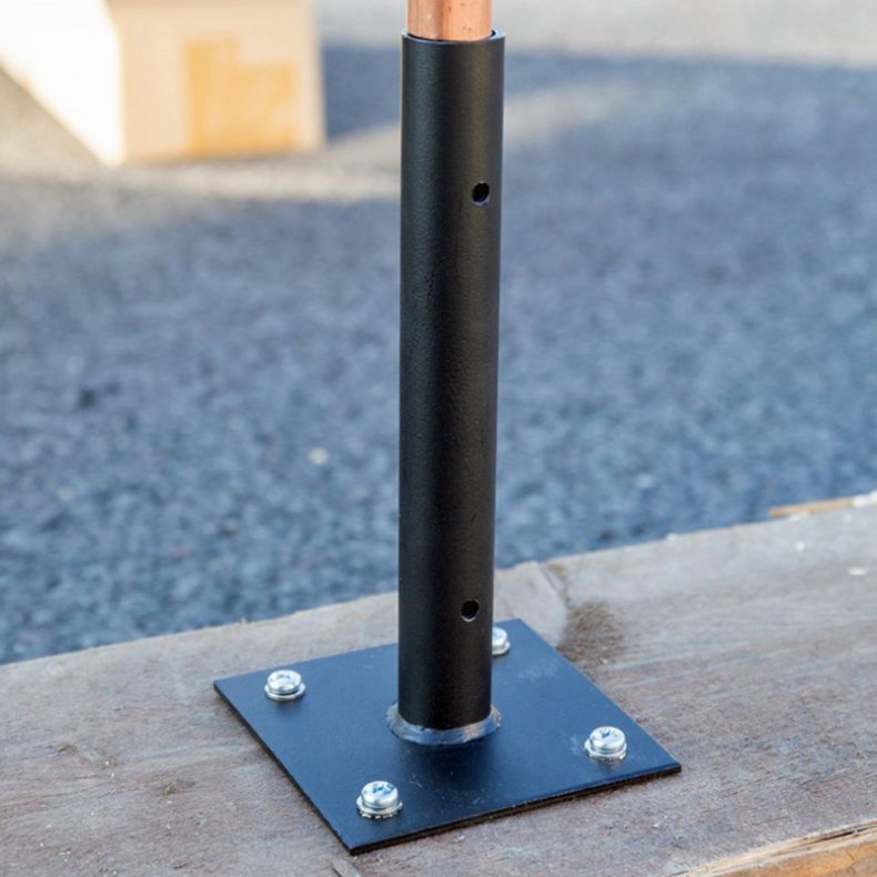 Weather vane bracket - Flat base 10x10 cm