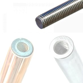 Vindflöjel fäste - Gängstngssats