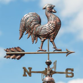 Weathervane - Rooster oxidized 63 x 60 cm