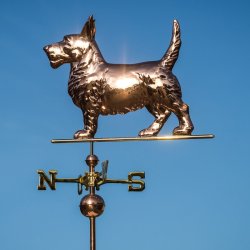 Weathervane - Dog/Terrier 60 x 51 cm