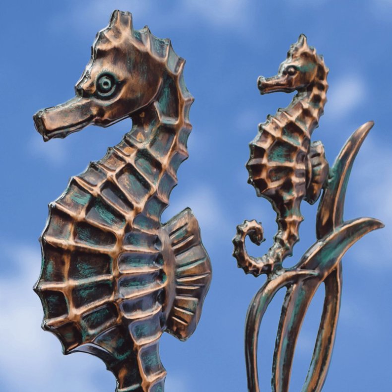Vejrhane-S�heste oxideret 62 x 45 cm  